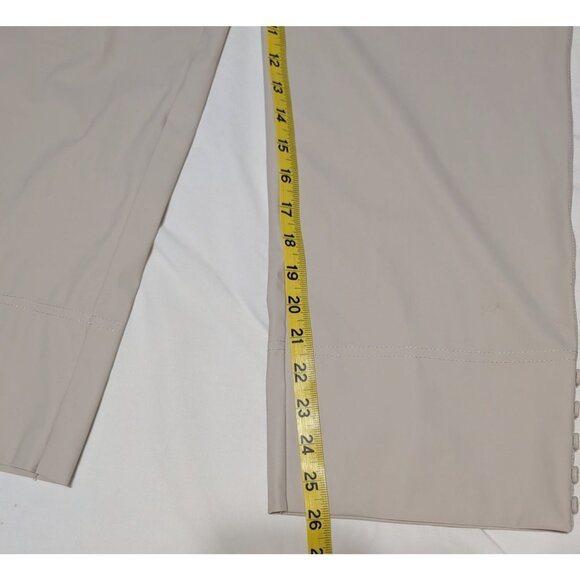 Womens XXL Beige Pull-On Pants With Button Detail  by IC Collection - Picture 8 of 11